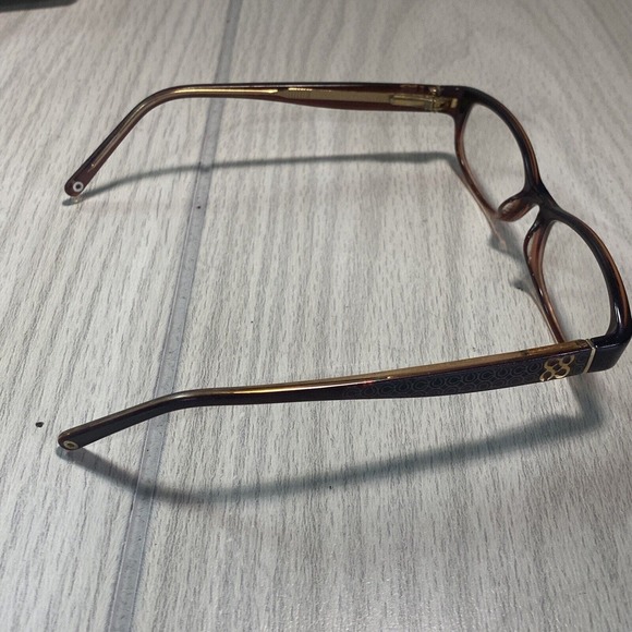 Coach Eyeglasses Frame GWENDOLYN 2012 Burgundy 48-16-135 Full Rim ZH44 - Picture 5 of 8